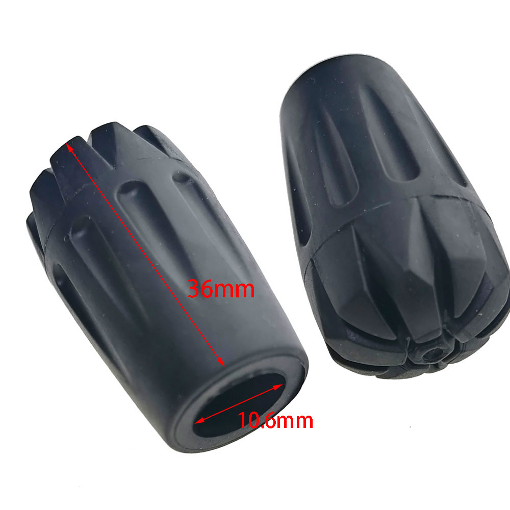 2 Embouts De Protection Pour Bâtons De Randonnée/ski - Capuchons Tuyau De Remplacement - Uxcell