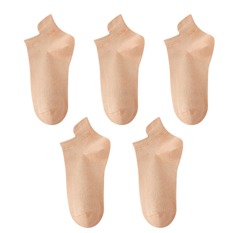 10pieces=5 Pairs Women Socks Casual Breathable Ankle Sock Summer Low Cut Cotton Thin Short Elastic Sox calcetines