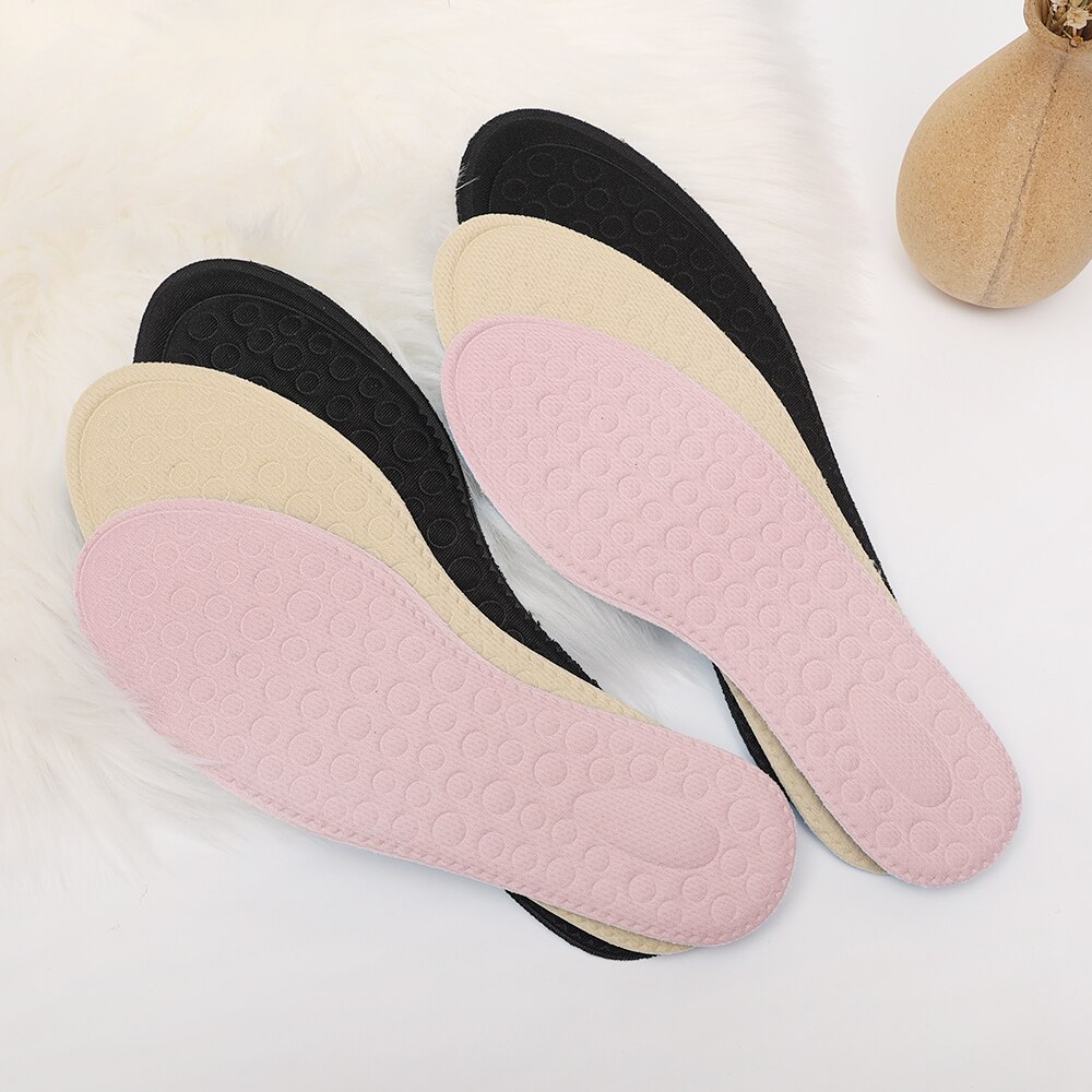 Semelles de Massage respirantes en mousse à mémoire de forme EVA, 1 paire, semelles intérieures pour femmes, chaussures, semelles rehaussantes confortables