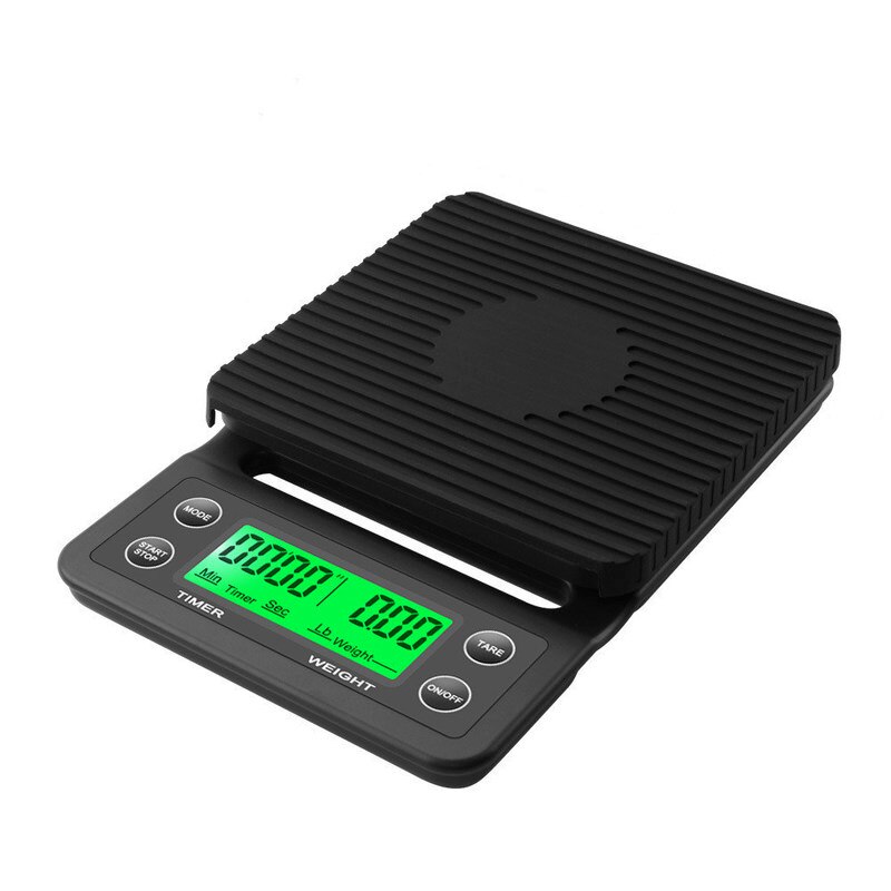 3kg/0.1g 5kg/0.1g Drip Coffee Scale with Timer Electronic Digital Kitchen Scales High Precision LCD Electronic Weight Scales