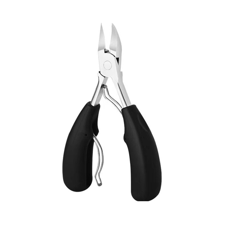 1Pc Teen Nagelknipper Correctie Dikke Nagels Ingegroeide Teennagels Tangen Cutters Dode Huid Vuil Remover Pedicure Care Tool: Black