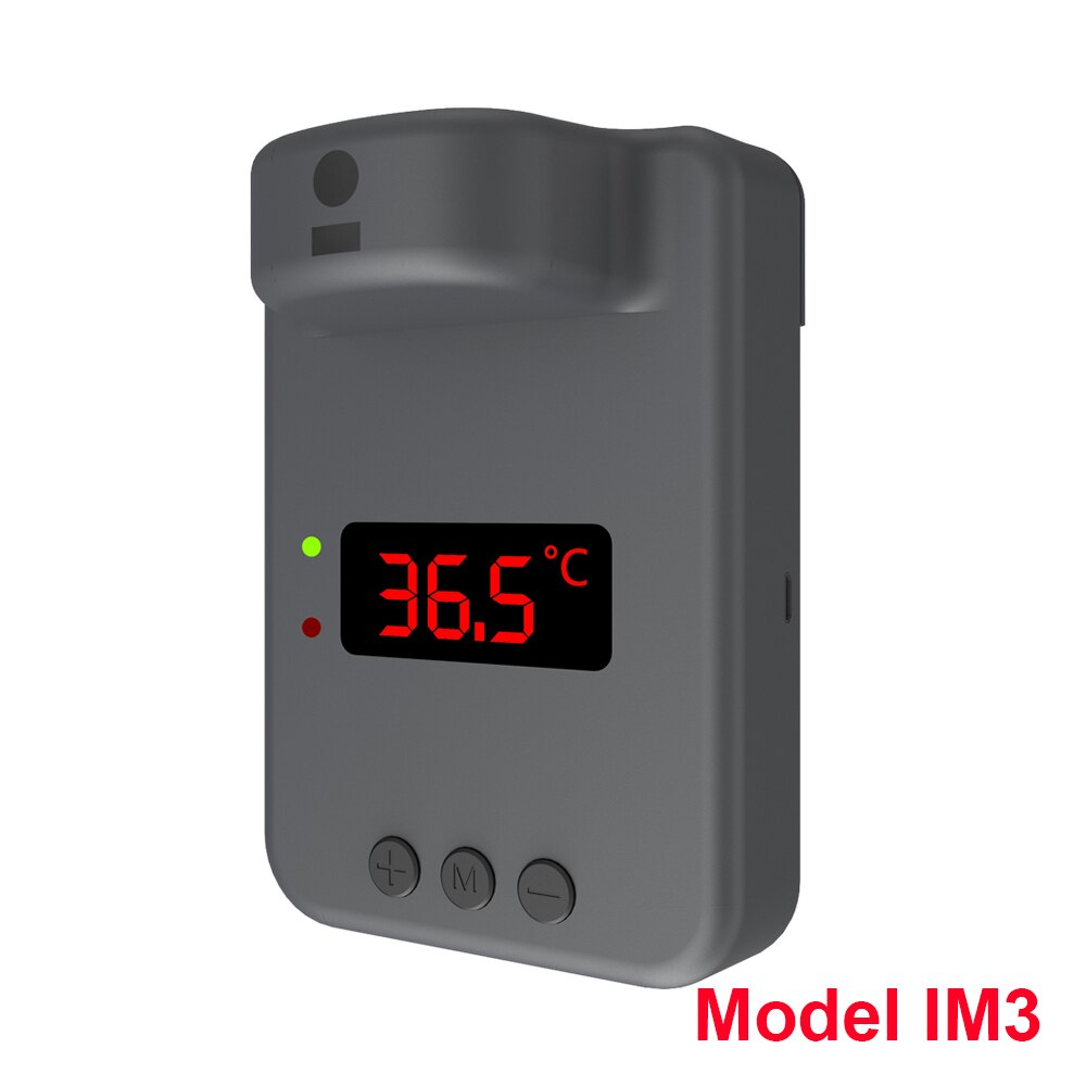 Non-contact Body Temperature Measurement Thermoscanner Fever Dectector Thermal Plam Thermometer with High TEMP Alarm: Model IM3