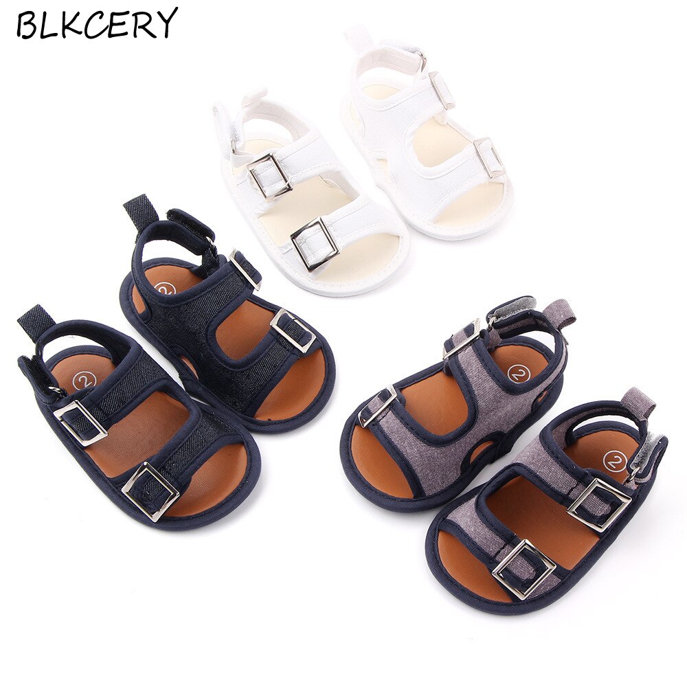 Newborn Baby Sandalet for Boy Toddler Summer Shoesopen Toe Sandles Infant Slippers Girls Flats Shower Canvas Shoes