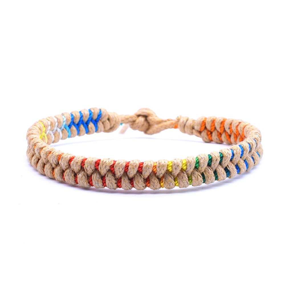 Hand geweven Kant Up Vlag Kleur Armband voor Mannen en Vrouwen Koppels Armband Sport Fans Rol- spelen Sieraden: r1