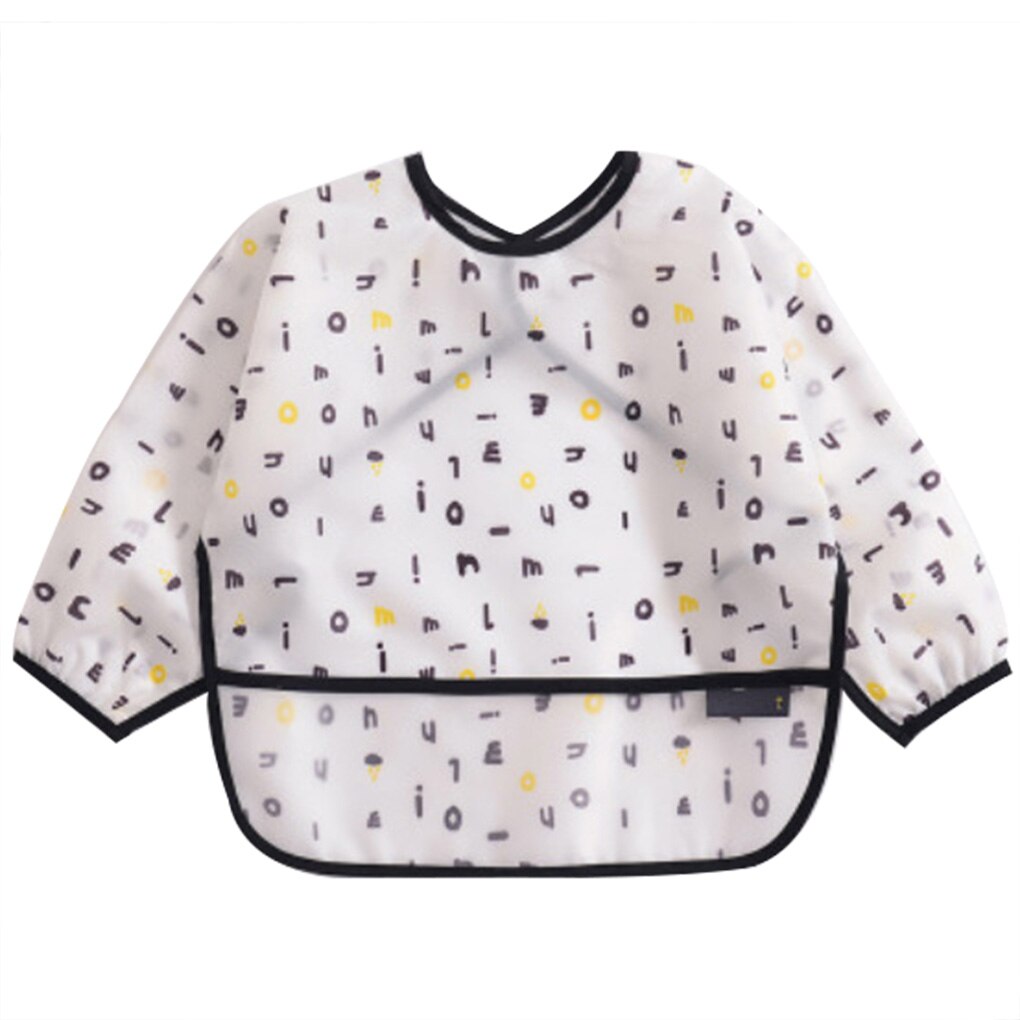 Baby Slabbetjes Jongens Meisjes Baby Tops Waterdichte Cartoon Lange Mouw Unisex Peuter Kleding: NO.2 / M