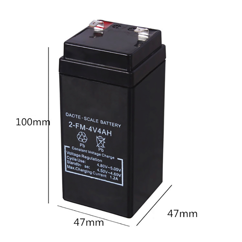 4V4AH Storage Battery 4V 4Ah 4000mAH For Children Toy Car LED Lighting Electronic Scale Rechargeable Accumulator