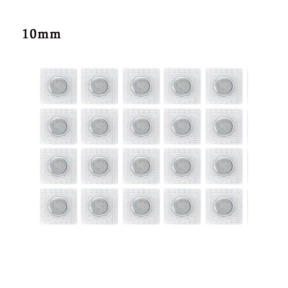 20 Pairs 10/13/15/18/20mm Invisible Hidden Sew Magnetic Snap Magnet Fastener for Handbag Clothing: 10mm