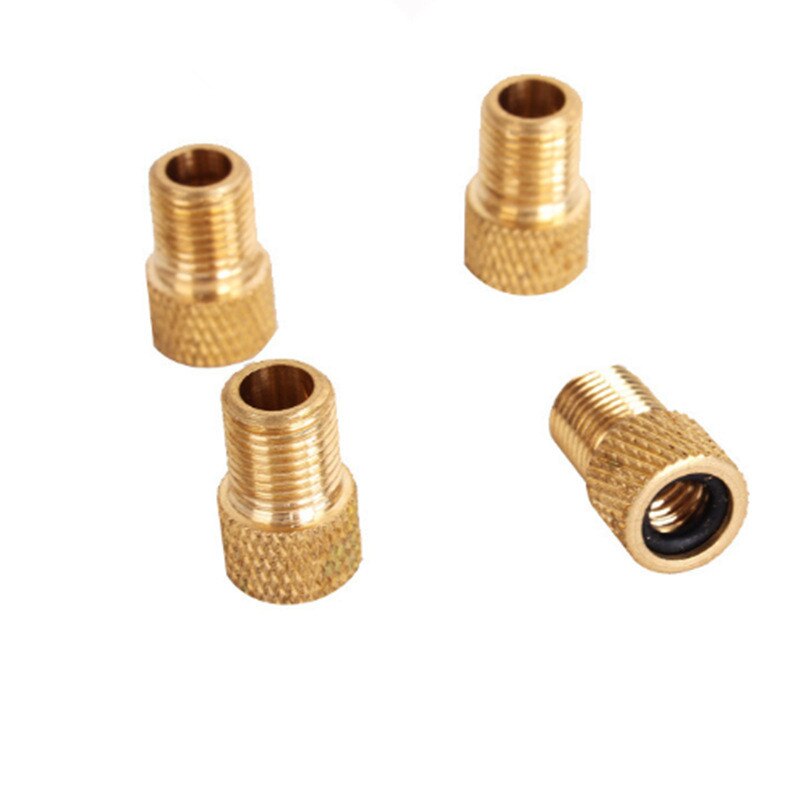 ADAPTATEUR VALVE PRESTA à Schrader Embout pompe à vélo moto métal EUR 3