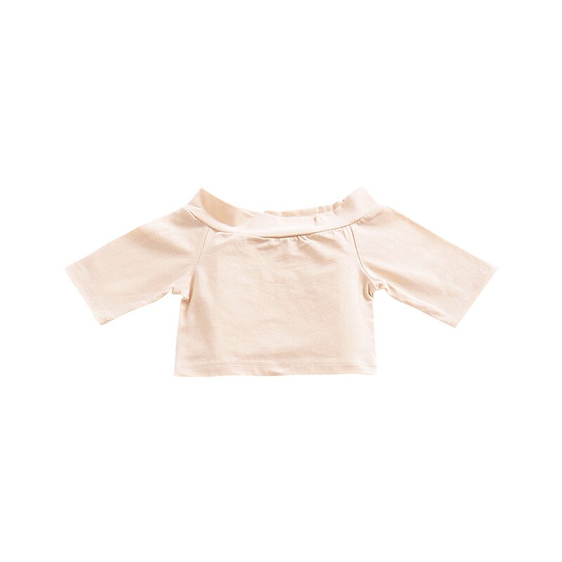 Arshiner Meisjes T-shirt Cap Mouw Kinderen Ronde Hals Tops Effen Kleur Strepen T-shirts Zomer Kinderen T-shirt voor Meisjes 5-12 Jaar, Wit, 9-10 jaar