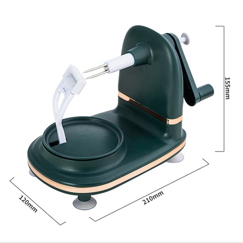 Multifunctional Rotary Fruit Peeler Machine Suction Portable Cutting Fruits Peeled Tools Kitchen Cutter Accessories