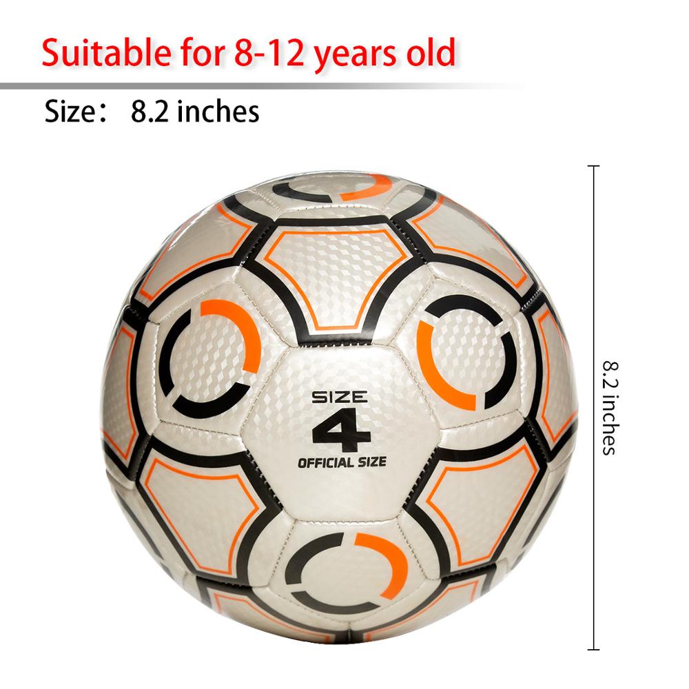Soccer Ball Practice Traditional Soccer Balls for Kids Youth Adults Training Practice Soccer Balls YANODO Sizes 4 football: Yellow