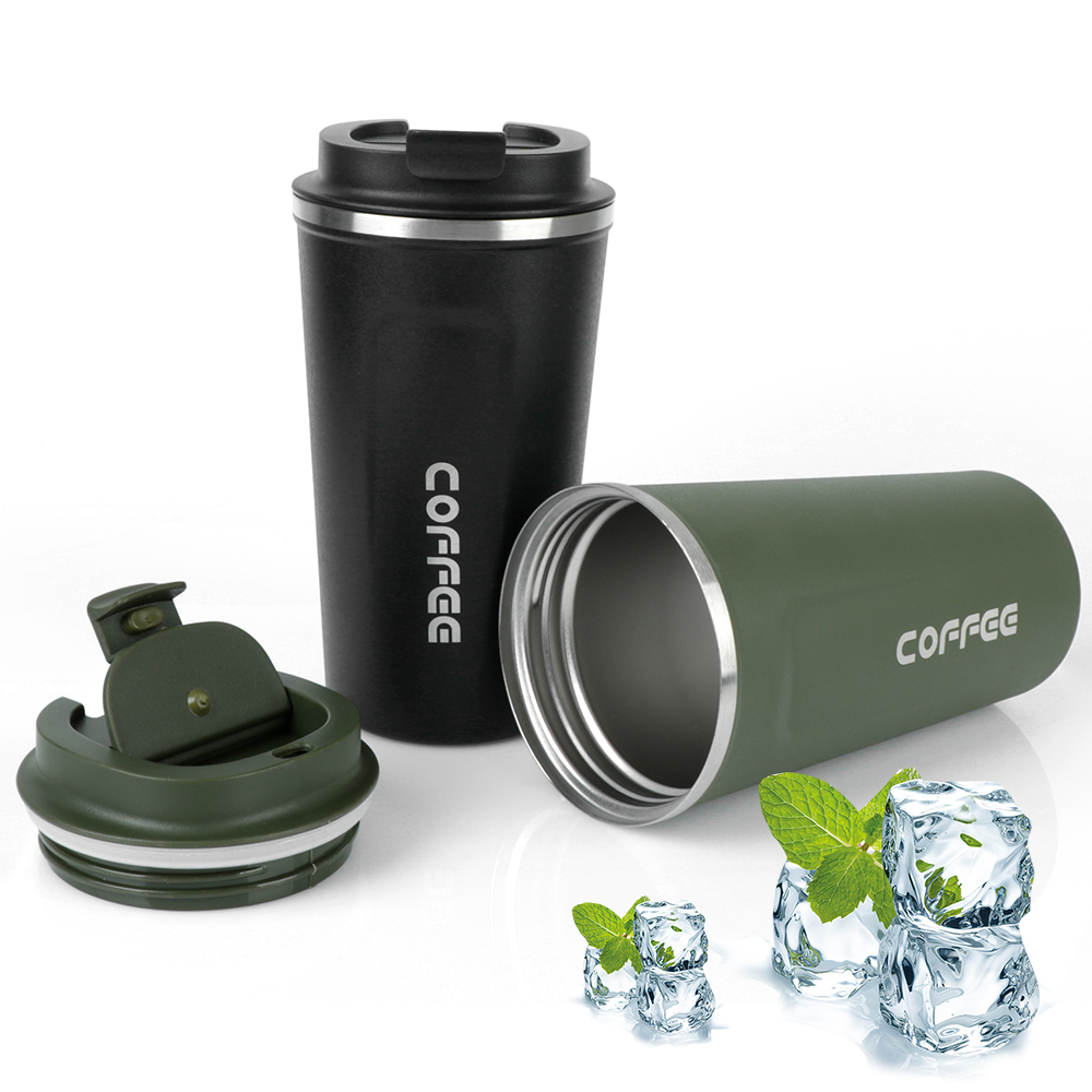 Thermo Cafe Dubbele Rvs Koffiemok voor Thee Water Koffie 380/510ML Leak_Proof Reizen Thermo Cup auto Thermos Mok