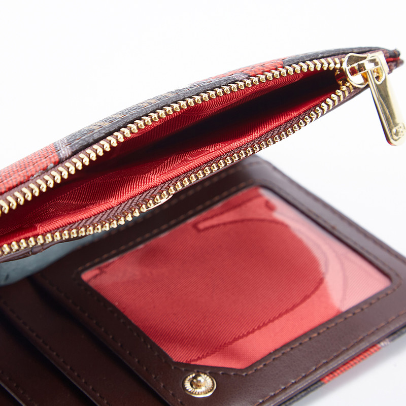 CH Cartoon Pattern Printed Wallet Tiny Portable Ladies Coin Purse Fashionable Suitable for Many Occasions Ladies Use