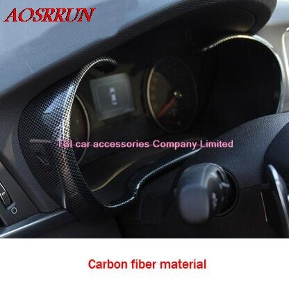 Bil-styling dekoration bil instrumentpanel instrumentbræt bezel cover trim abs styling klistermærke til kia optima  k5 tilbehør