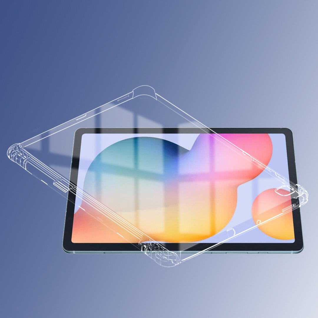 Transparante Cover Voor Samsung Galaxy Tab S6 Lite 10.4 '' SM-P610 SM-P615 Met Potlood Houder Tpu Silicon Terug Tablet case