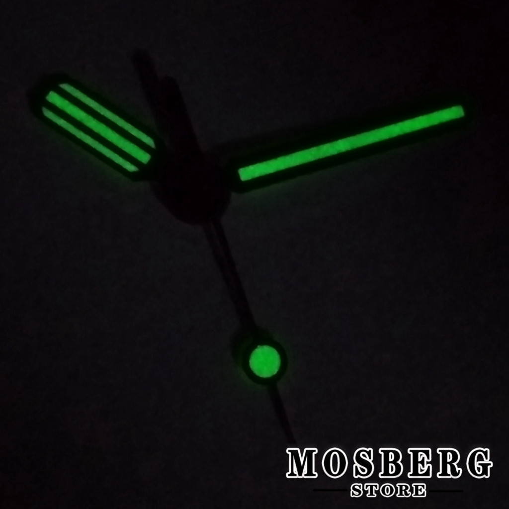 Lancette dell'orologio puntatore argento luminoso verde in forma NH35 NH36 eta2824 2836 Miyota 8215 8205 821A DG2813 3804 parti di movimento automatico