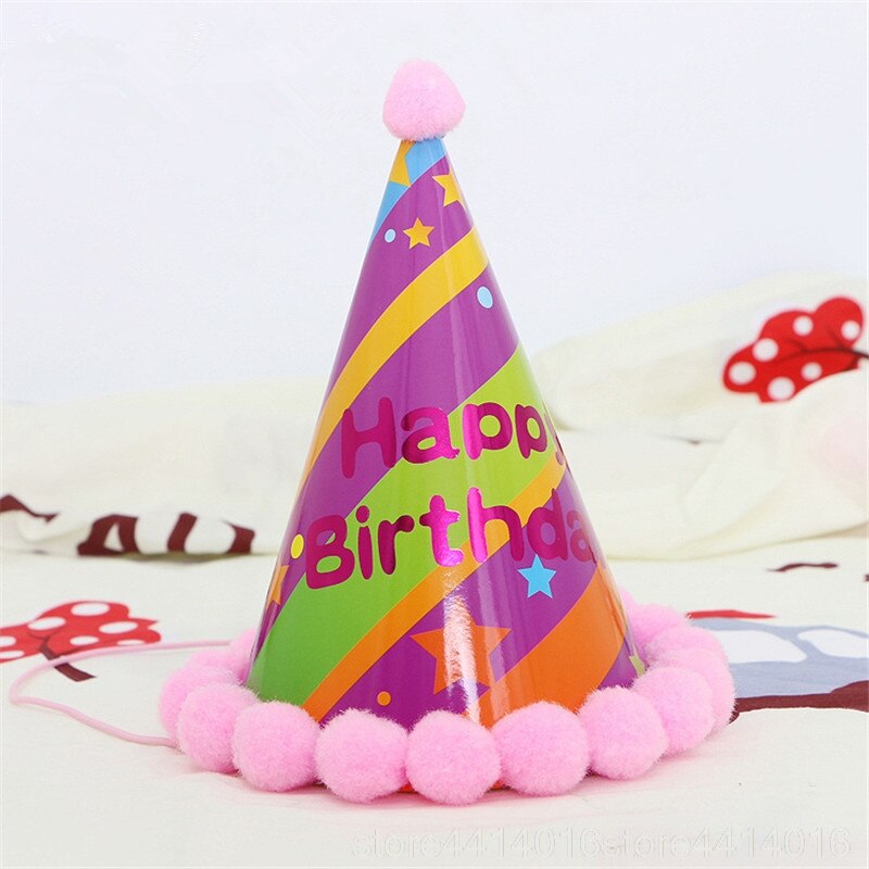 10pcs/set Birthday Festival Decorations Hat Paper Cap DIY Cone Hats Children Party Supplies Birthday Party Ornament 66: 13