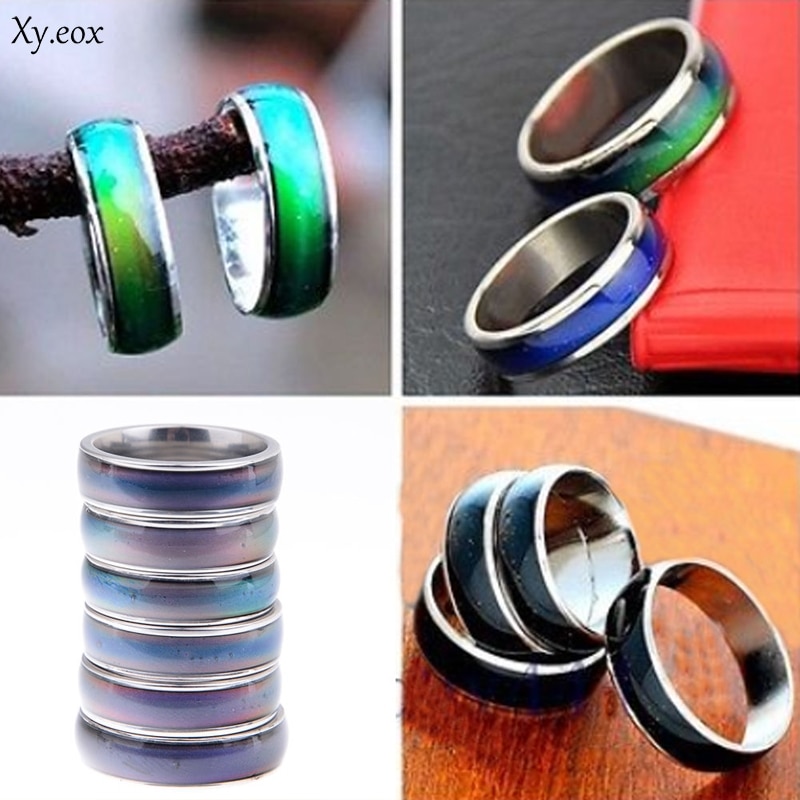 1 pc Erstaunliche Stimmung Ring Emotion Gefühl Farbe Ändern Einstellbare Ring Schmuck