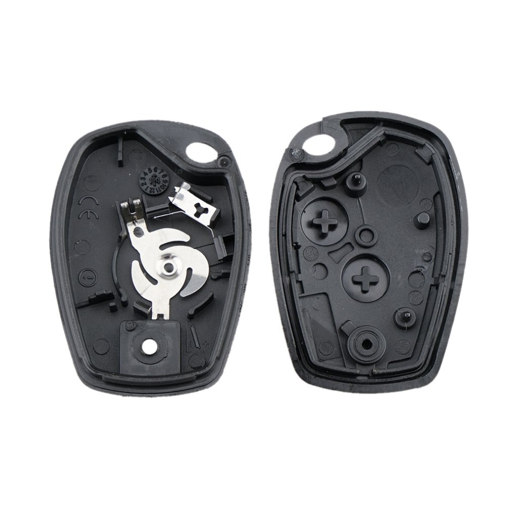 Cubierta de mando a distancia con 2 botones para llave de coche para Renault Dacia Modus Clio 3 Twingo Kangoo 2 sin logotipo