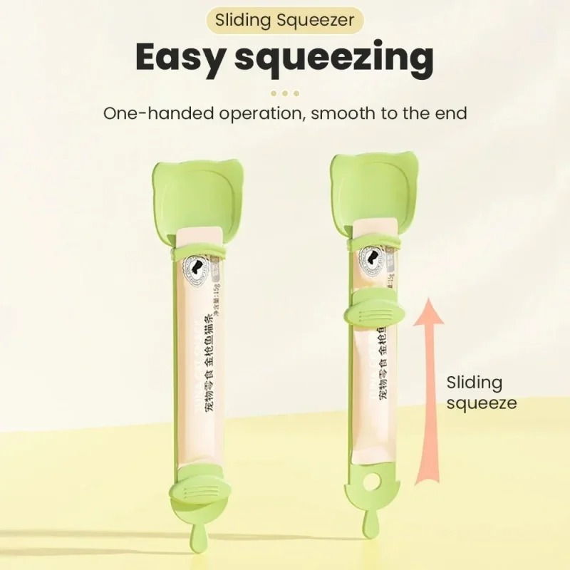 1/3PCS Kat Strip Feeder Lepel Lange Steel Likbare Nat Voedsel Feeder voor Katten Huisdier Vlees Modder voedsel Squeeze Doseer Lepel Huisdier Leveranties