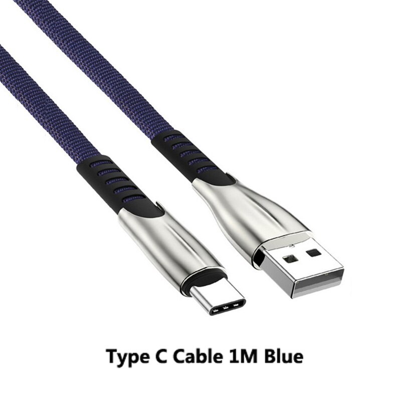 2 porty szybka ładowarka samochodowa do Redmi Note 10 lite 9 8 Pro 10T 9T 8T OPPO A74 A54 ładowarka samochodowa USB C typ C kabel: Type C Cable Blue