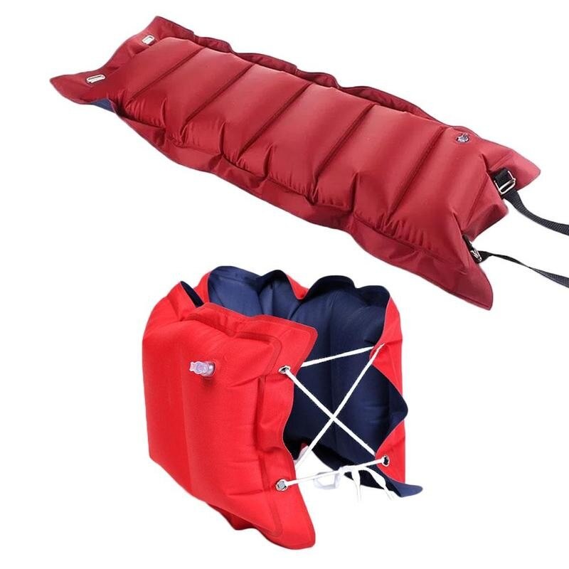 Cinturón de natación inflable para niños y adultos, cinturón flotante de cintura con broches de poliéster, herramientas para nadar