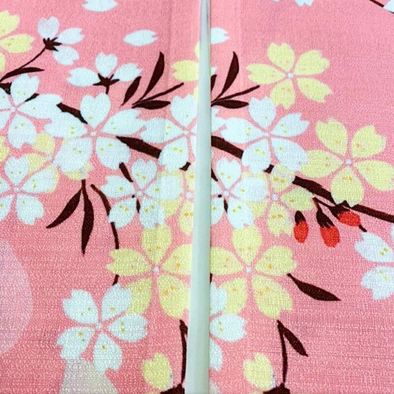Japan beimen vejbruser gardin kirsebærblomst japansk stof trykning gardintæppe