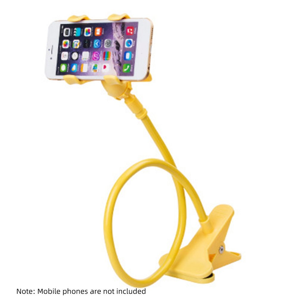 Must Have in Summer !Mobile Phone Holder Ultra Long Coated Polyurethane Multi-Purpose Arm Easy Assembly Rotation Bedside: yellow