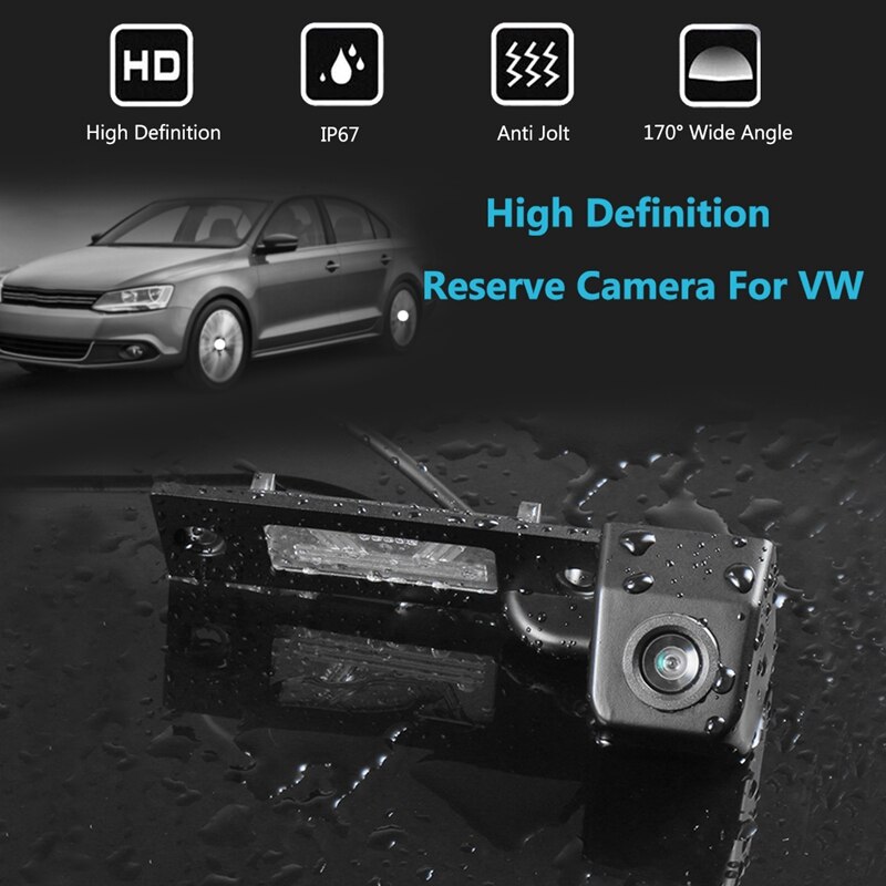 170 Graden Hd Auto Achteruitrijcamera Voor-Vw Transporter T5 T30 Passat B5 Touran Jetta