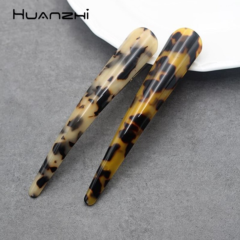 HUANZHI-pinzas en forma de garra para el cabello para mujer, pasadores coloridos Yin Yang para el cabello, accesorios para el cabello