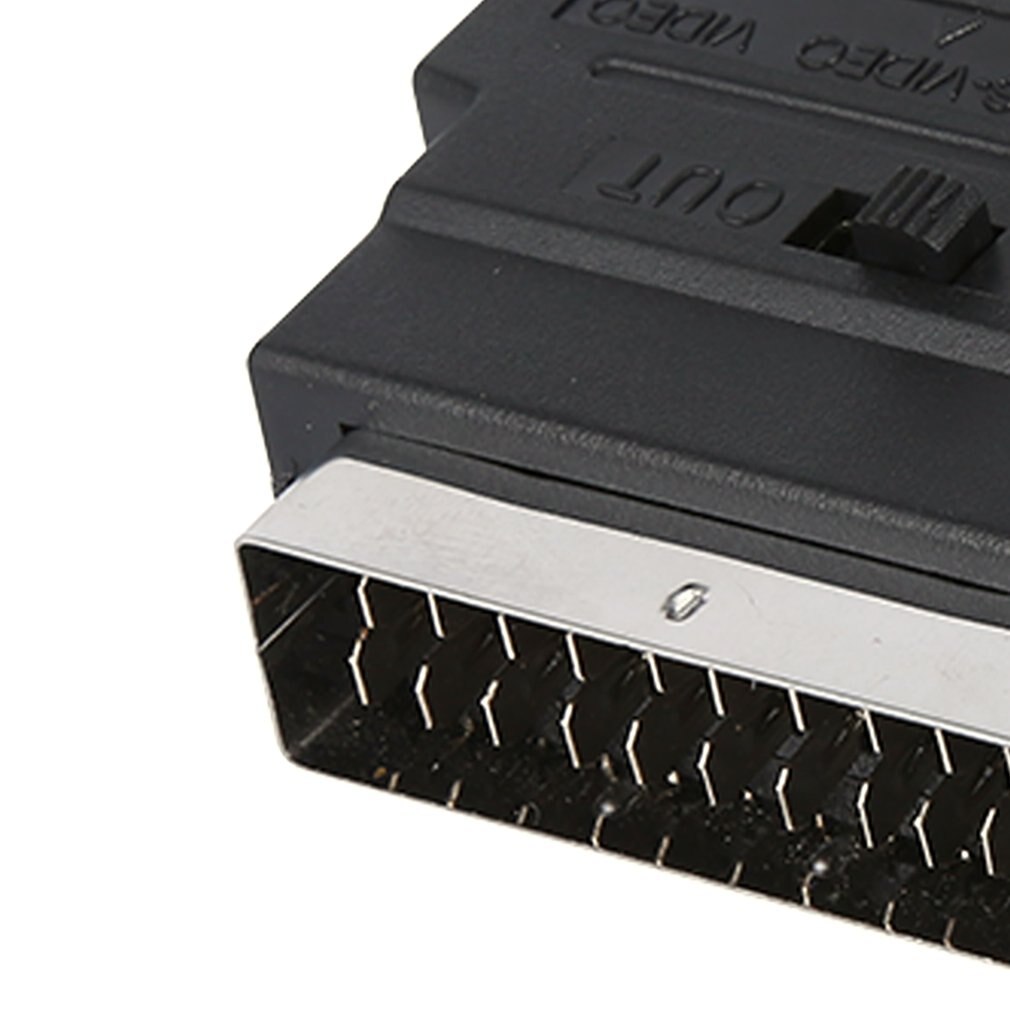 RGB péritel à 3 RCA s-vidéo adaptateur Composite RCA SVHS s-vidéo AV TV Audio pour enregistreur vidéo TV télévision projecteur
