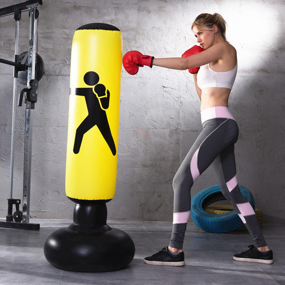 Columna de boxeo inflable para entretenimiento, vaso de alto rendimiento de 1,6 m, bolsa de aire para ejercicio, 1,5 m