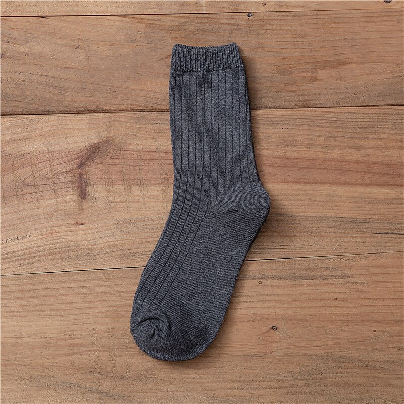Japanese Loose Socks High School Girls Harajuku Socks Solid Colors Needles Knitting Striped Cotton Socks Women yellow blue black: AC01-9