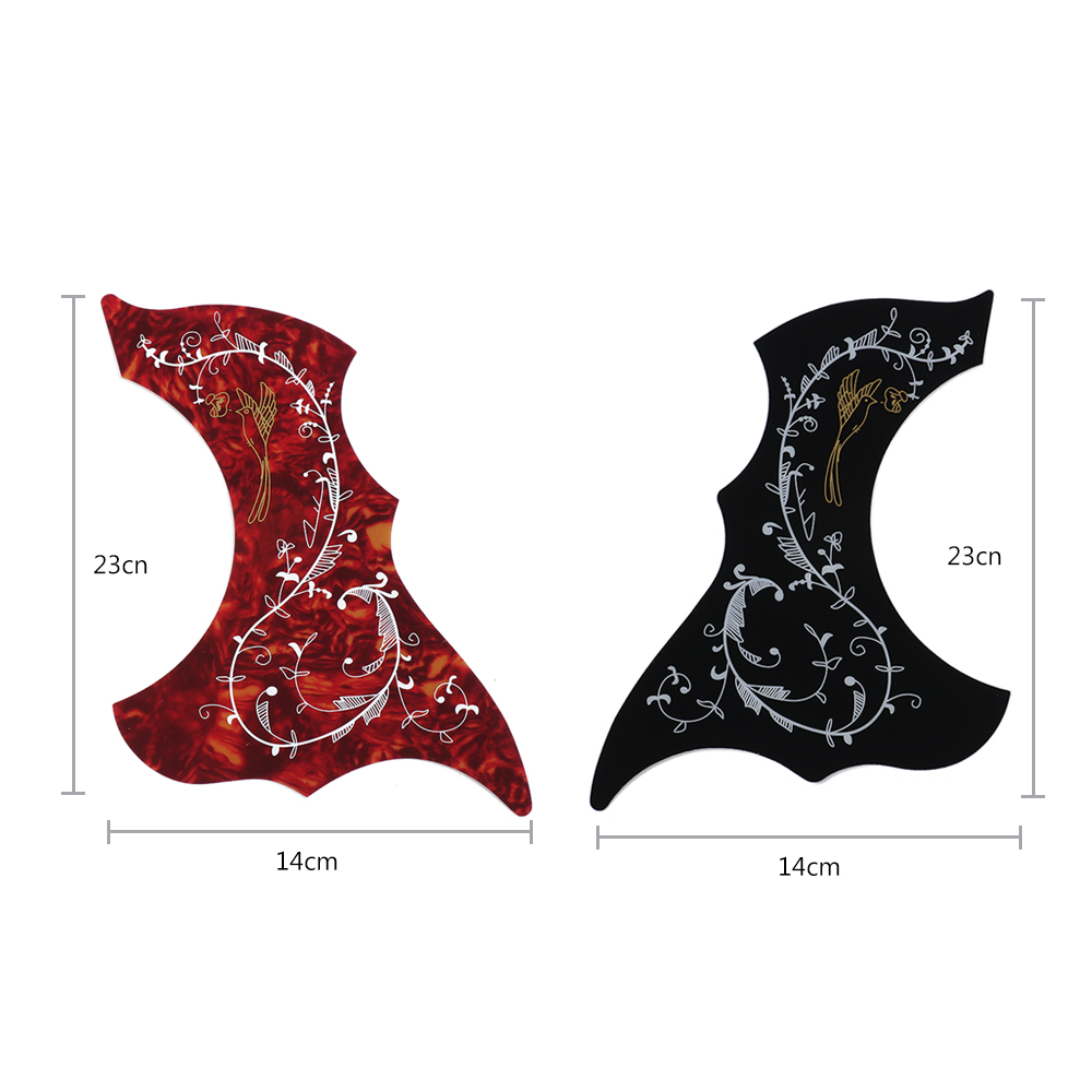 1 Pc Professionele Folk Akoestische Gitaar Slagplaat Zachte Kras Plaat Zelfklevende Pick Guard Sticker Voor Akoestische Gitaar