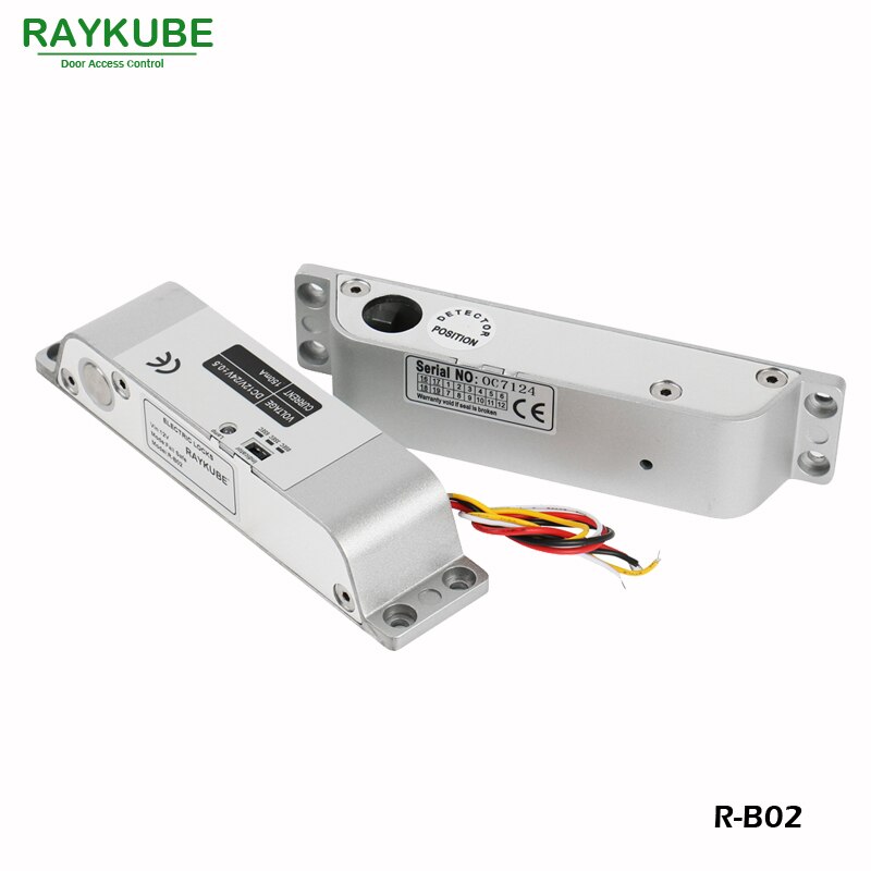 RAYKUBE Electric Mortise Lock For Door Access Control System Electric Bolt Lock R-B02