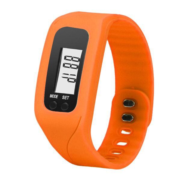 Männer und Frauen Schrittzähler elektronische uhr Sport uhr zähler karte laufende kilometer schritt tragbare Sport Fitness schrittzähler