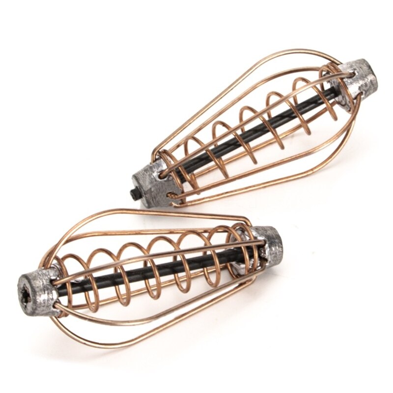 Spring Carp Fishing Sinker Feeder Fishing Method Baits Swim Wire Feeder 10 Piece