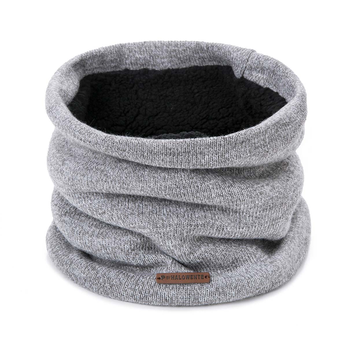 Winter Scarf men Ring Scarf Knitted Winter warm Scarves for Women Soft Elastic Neck Scarves Thick Plus velvet Scarf