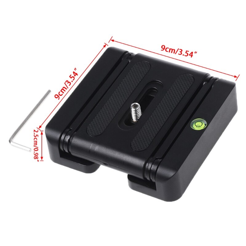 Z Flex Tilt Tripod Head Aluminum Alloy Folding Z Tilt Head Quick Release Plate Stand Mount Spirit Level For Phones Camera