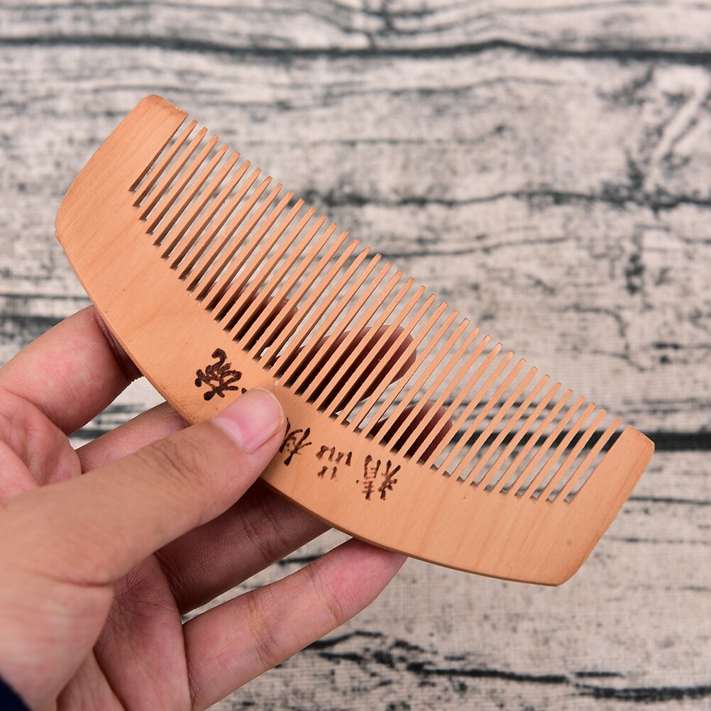 Peigne de poche taille S/L bois de santal fait main antistatique pour cheveux barbe et moustache peignes brosse à cheveux