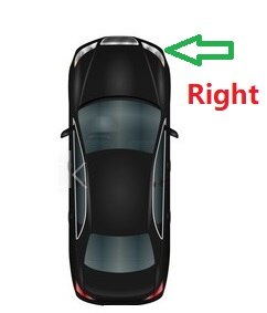 Til vw golf 5 a5 v mk5 2006 2007 car-styling bildør sidespejl glas opvarmet: 1x passagerside