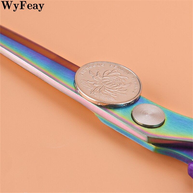 Purple Tailor Scissors for Fabric Cutter Thread Needlework Embroidery Stainless Steel Crafts Sewing Tools Handicraft Dressmaking