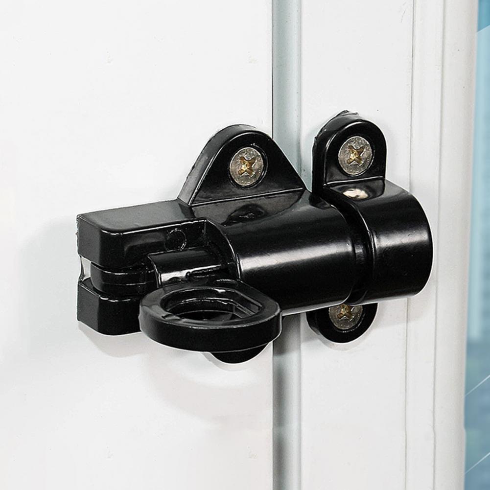 1 Set Bolt Lock Anti-rust Stable Portable Aluminum Alloy Latch Sliding Door Window Lock for Home
