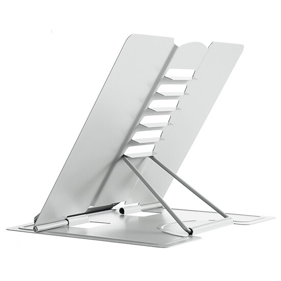 Portable Reading Book Stand Document Holder Desk Adjustable Bookend Stand Foldable Book Stand Display Stand Student Supply: Gray