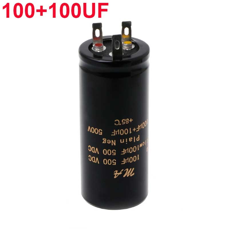 Capacitores de amplificador duplo eletrolítico, 100 + 100uf,50 + 50uf,32 + 32uf,500v: Pacote 3