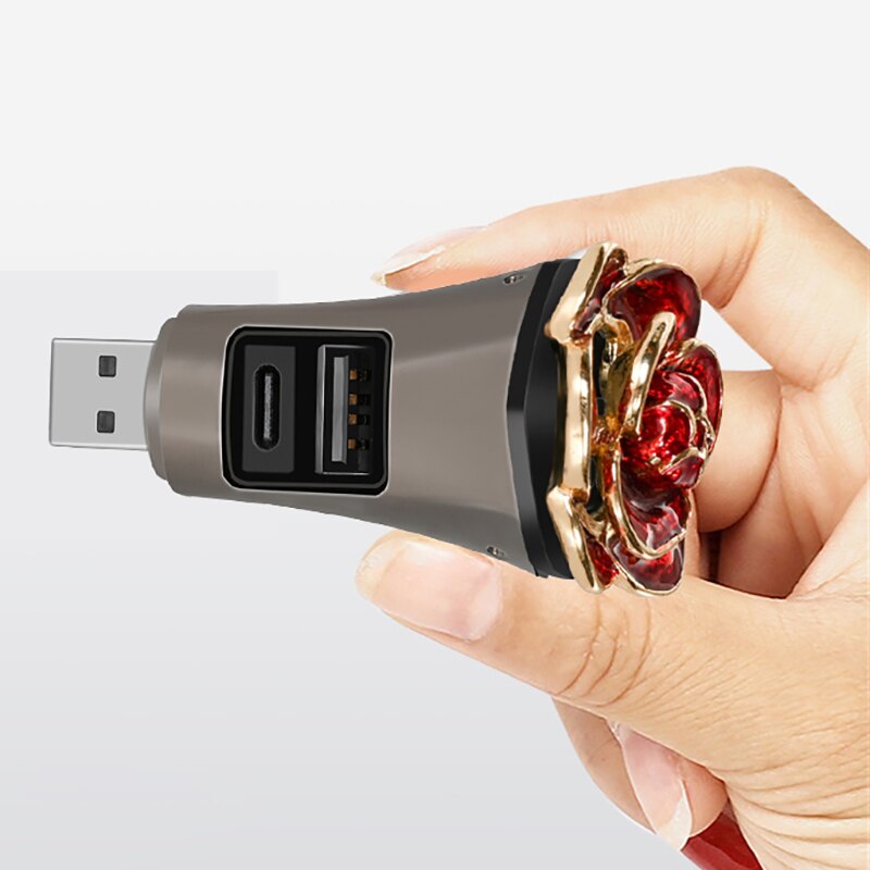 Universal USB Mini Air Purifier Aroma with USB Port for Office Home Car