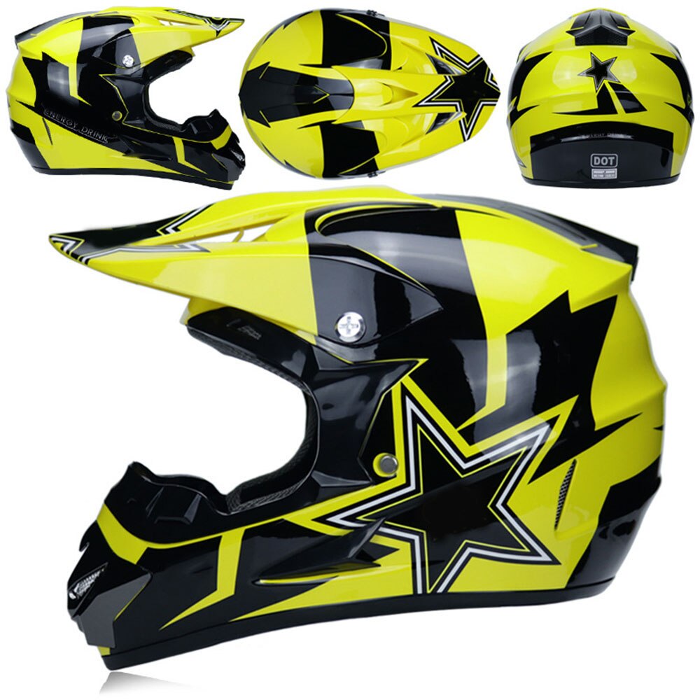 Youth Motocross Helmets, Motorcycle Racing Kart Snowmobile Helmet Casco Moto, Unisex, Suitable for All Seasons: Army Green