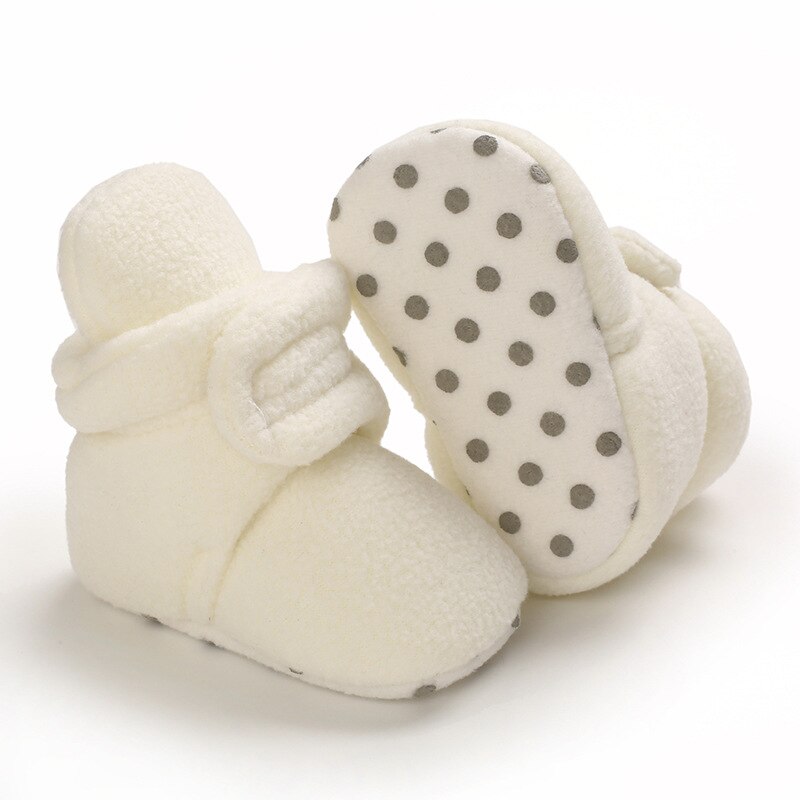 Baby vinterstøvler baby pige drenge vinter varme sko solid toddler first walkers børn vinter sko 0-18m
