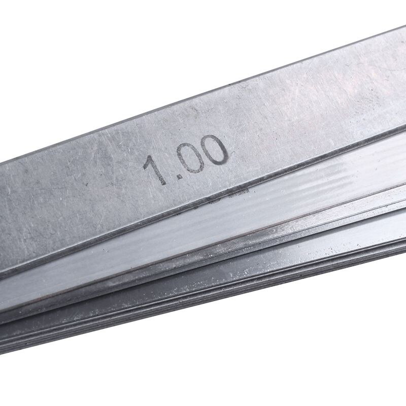 200mm długości 17 liści 0.02mm-1.0mm grubości szczeliny pomiarowej