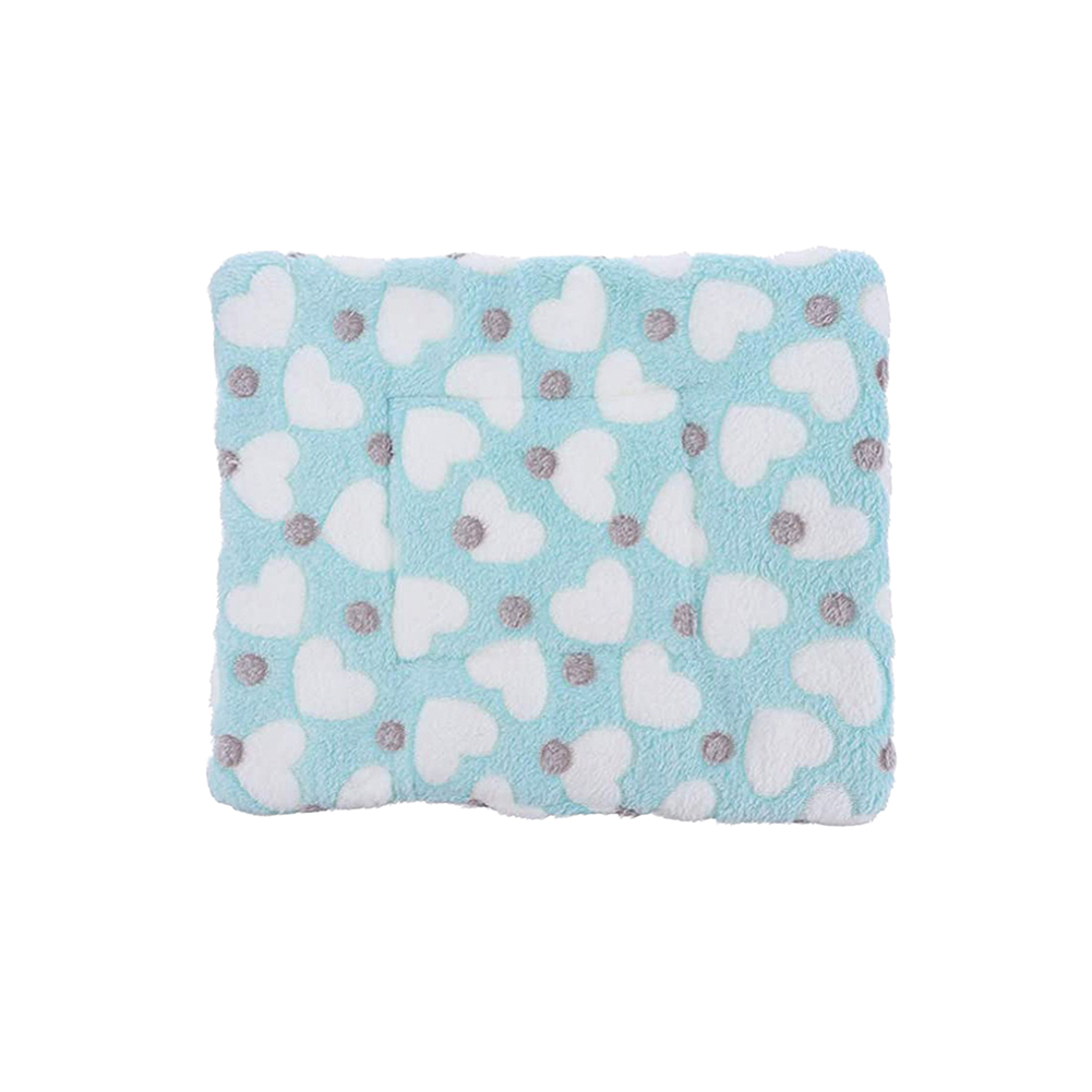 Soft Fleece Pet Mat Deken Klein Dier Cavia Hamster Bed Huis Winter Warm Eekhoorn Egel Konijn Chinchilla Mat Nest: Green / S 20x15cm